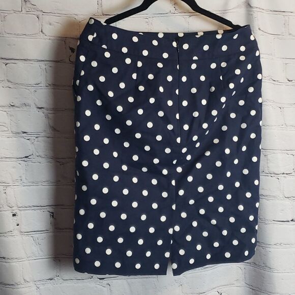 Navy Polkadot Skirt by Merona - Picture 2 of 3